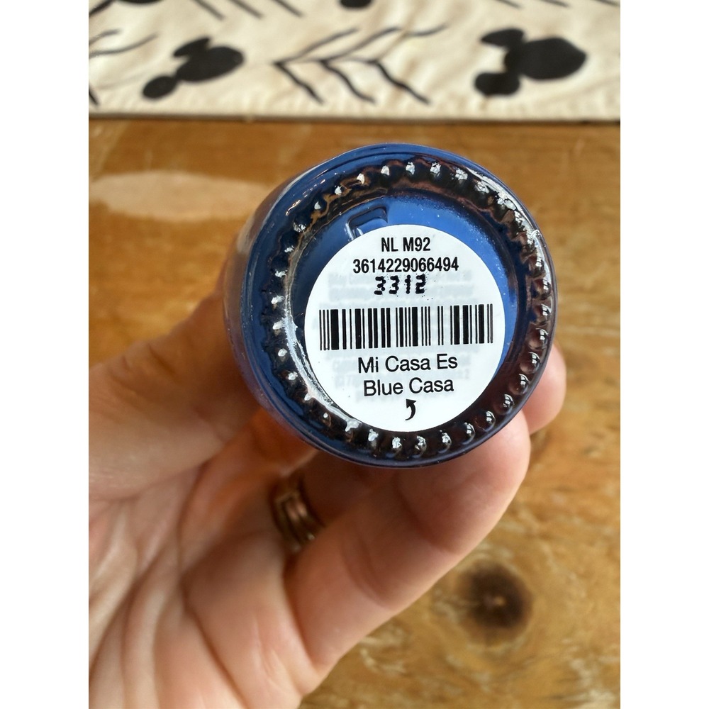 OPI Nail Laquer Polish 0.5oz each Full size authentic New in box Me Casa Es Blue - Picture 2 of 2
